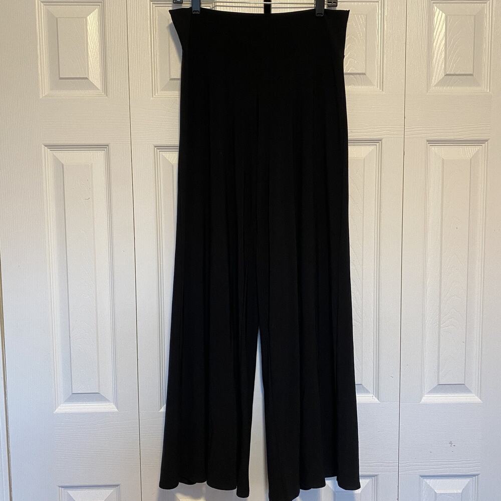 womens Clara S black wide leg pants size large